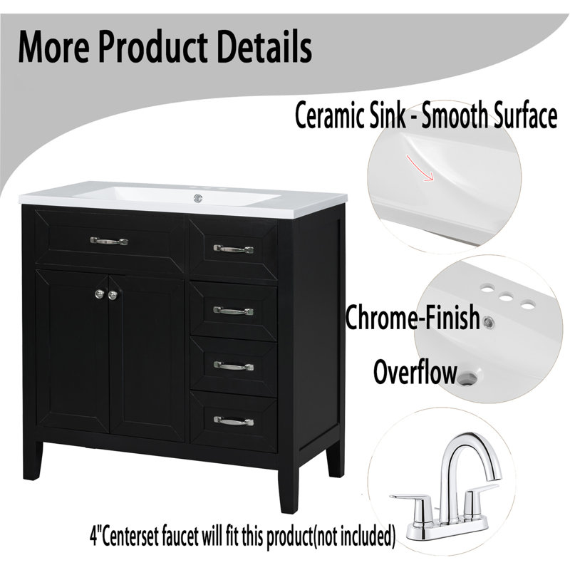 Meuble-lavabo 36 po