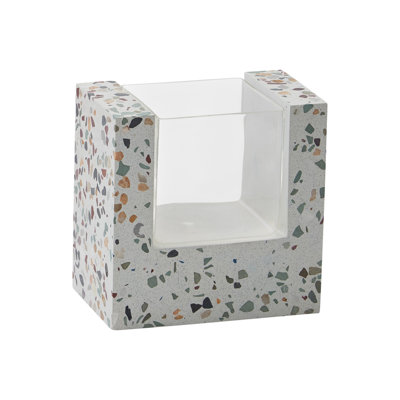Vase de table en béton fait à la main Jet