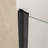 36"X 72" Pivot Shower Door, Aluminum Frame, Half Frame,1/4"(6Mm) Tempered Glass Explosion Proof Film