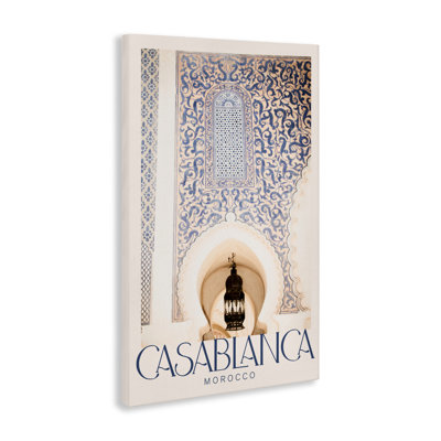 Ornate Casablanca Architecture Canvas, design by Emily Navas
