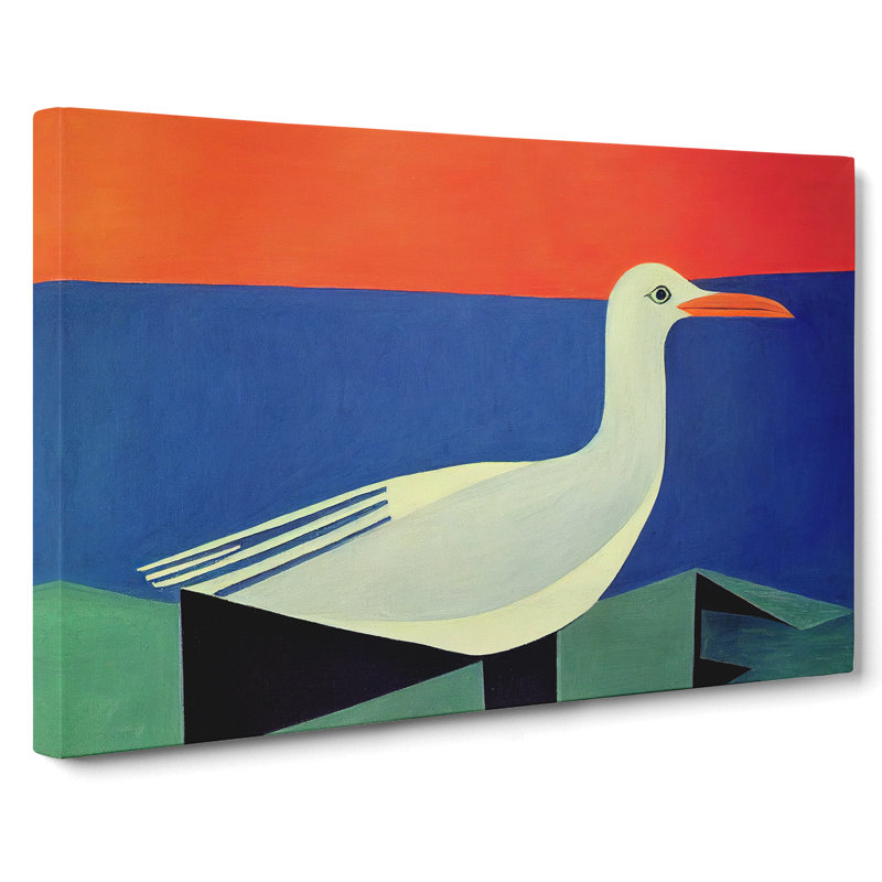 Seagull Abstract Vol.3 - Wrapped Canvas, 40cm H x 60cm W x 3cm D