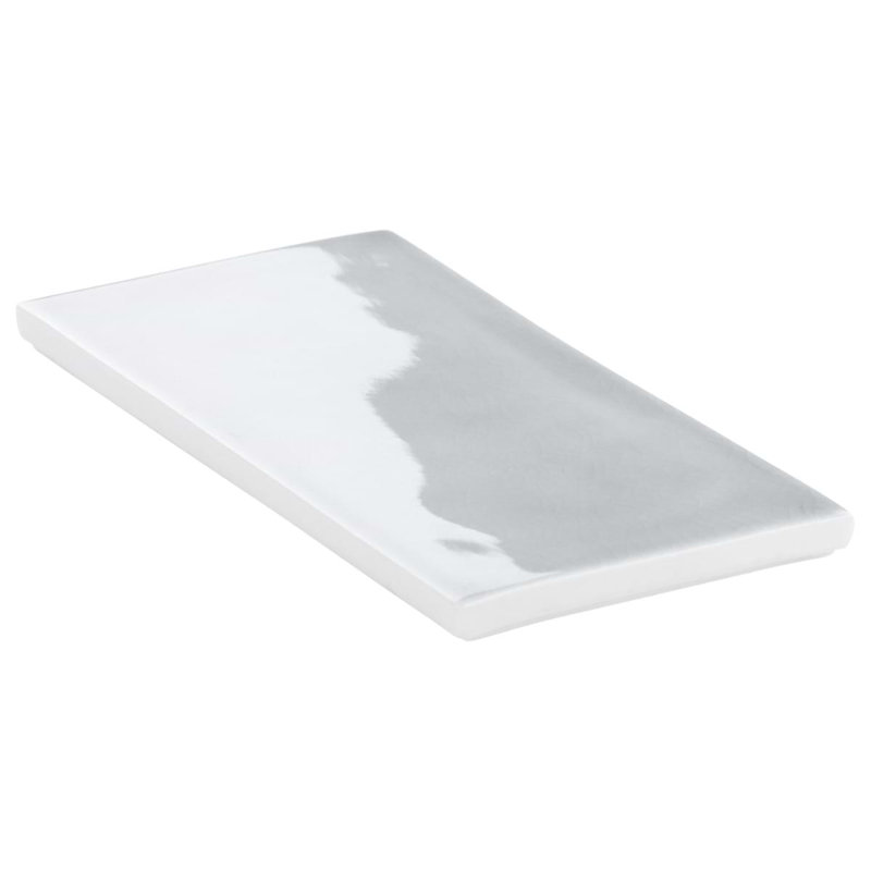 Nabi Subway 4.5x9 Subway Polished Glass Tile, Arctic Blue