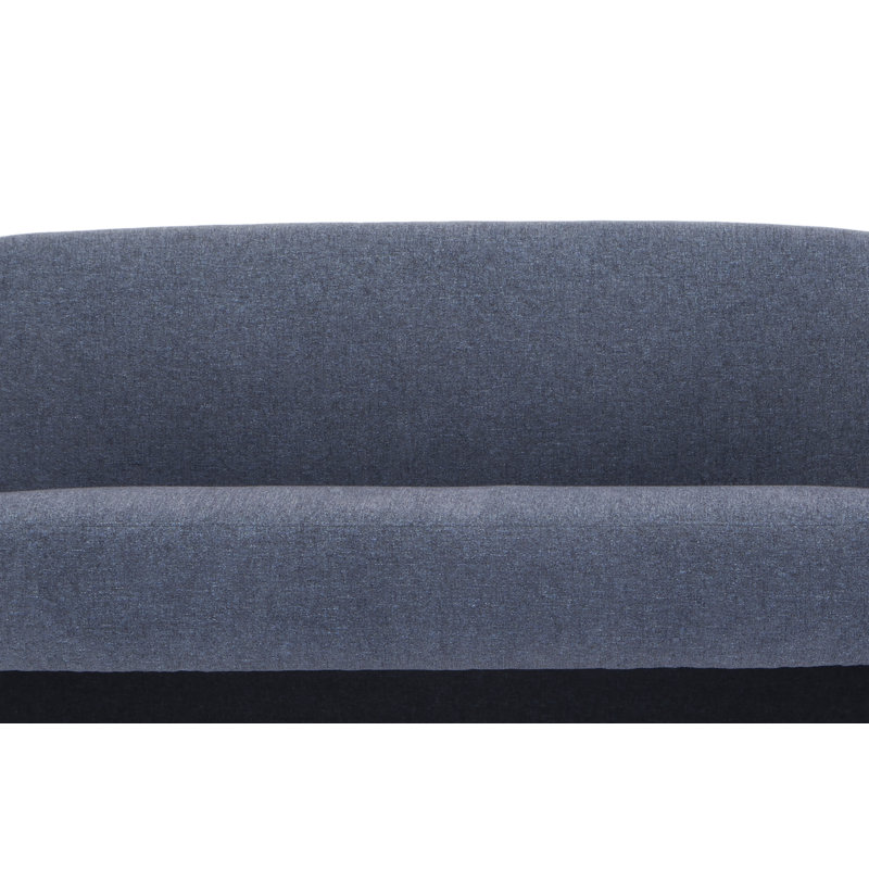 Yancy 60.75'' Upholstered Settee, Dust Blue