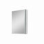 Armoire à pharmacie 20 po x 26 po avec miroir à fixation en surface ou salle de bain encastrée en aluminium