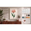 Pink Carnation Study Botanical - Wrapped Canvas-498462756-498462763
