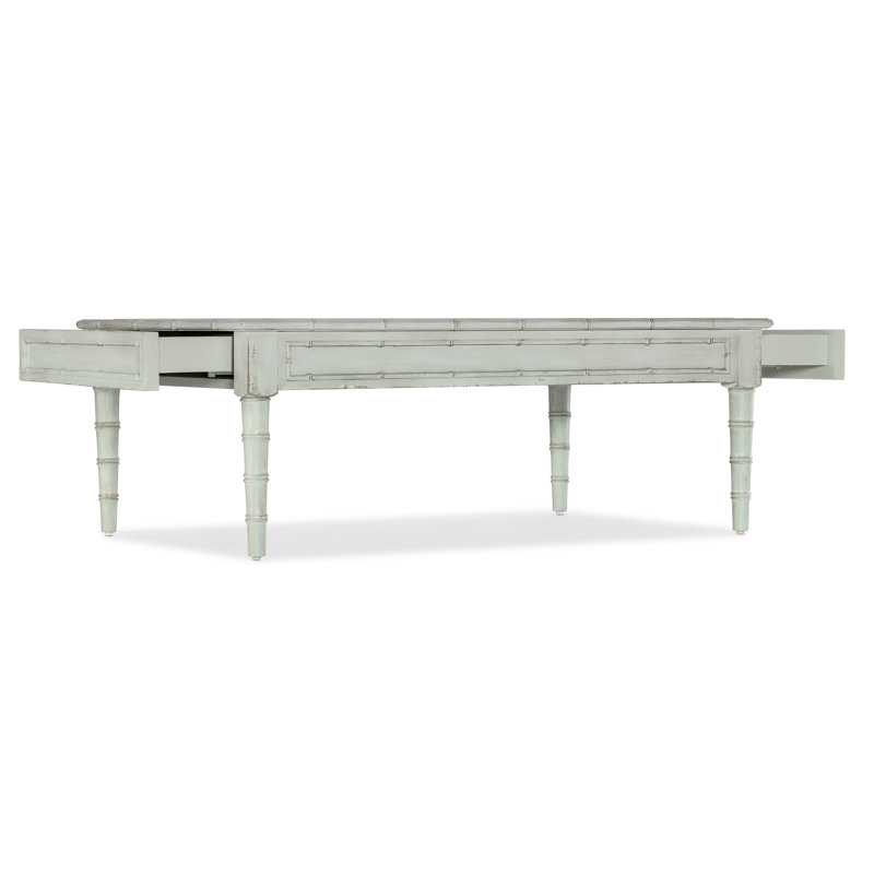 Charleston Solid Wood Coffee Table, Haint Blue