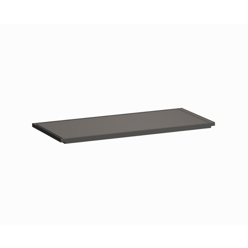 Kartell Floating Shelf for Wash Basin, Smoky Gray