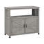 Armoire-bar d'extérieur en bois de cèdre de 42 po avec rangement et station de service-118281183