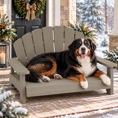 Lit pour chien en résine Adirondack