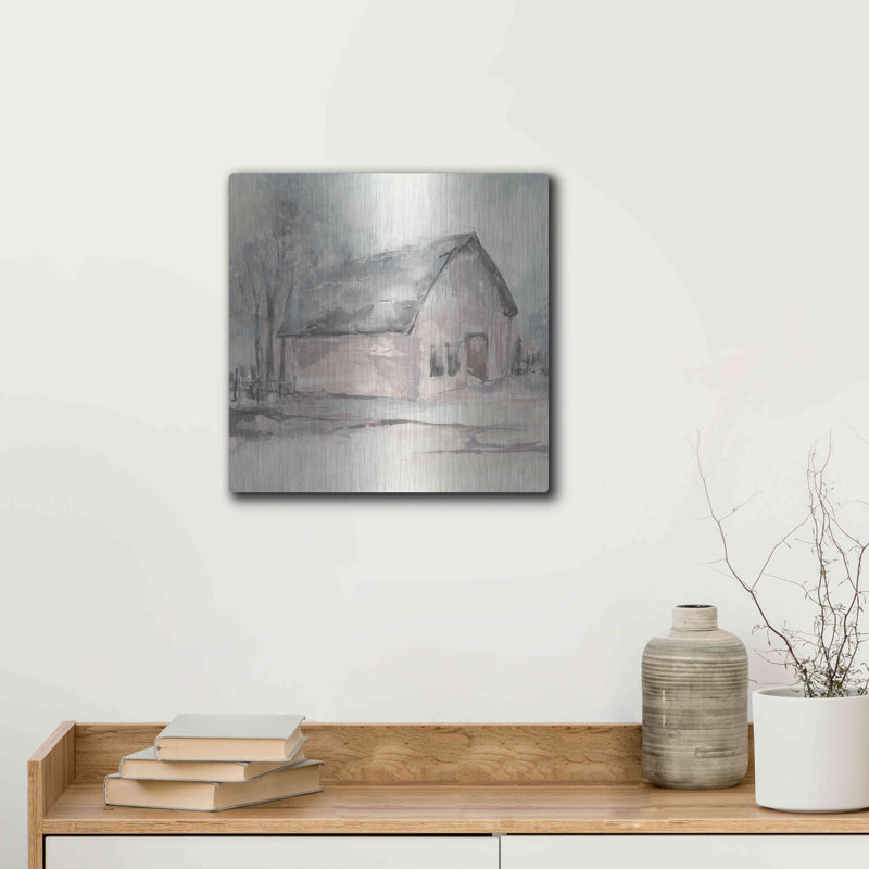 " Barn I " by Chris Paschke, 12" H x 12" W