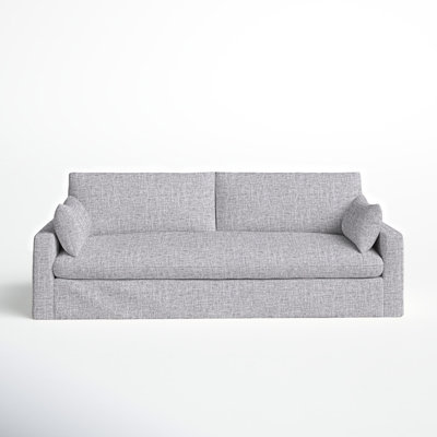 Luna 90"" Square Arm Slipcovered Sofa with Reversible Cushions -  Birch Lane™, 044A77E05C264B409433896B11BF014A