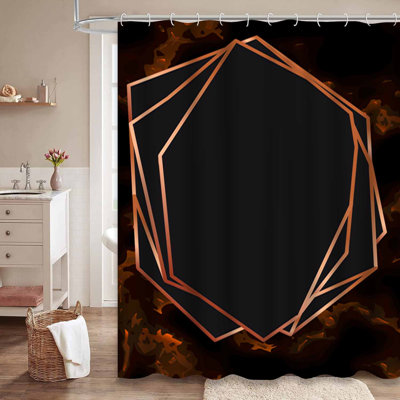 Rideau de douche Rose