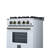 Breno 24 Inch Gas Range in White-118620237