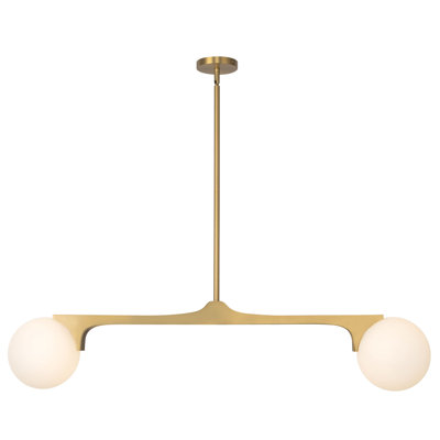 Briar 47-in Brushed Gold Linear Pendant