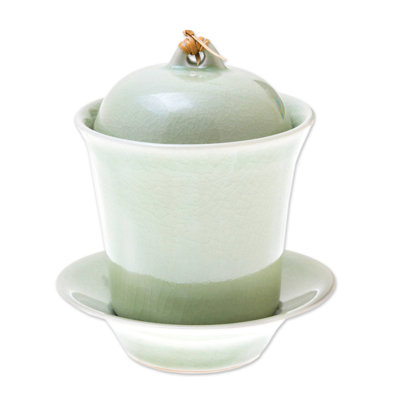 Portishead Ceramic Teacup and Saucer