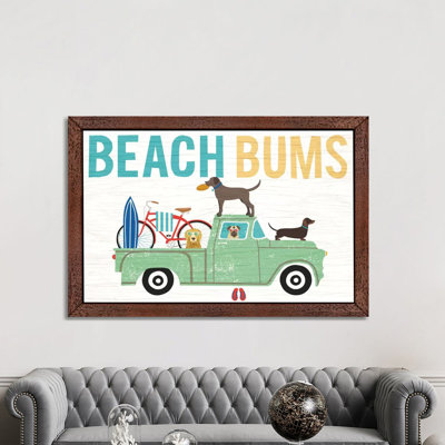 Truck I 1 Piece Floater Frame Wall Art on Canvas
