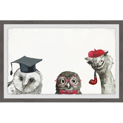 Strahan 'Studious Trio' Framed Print