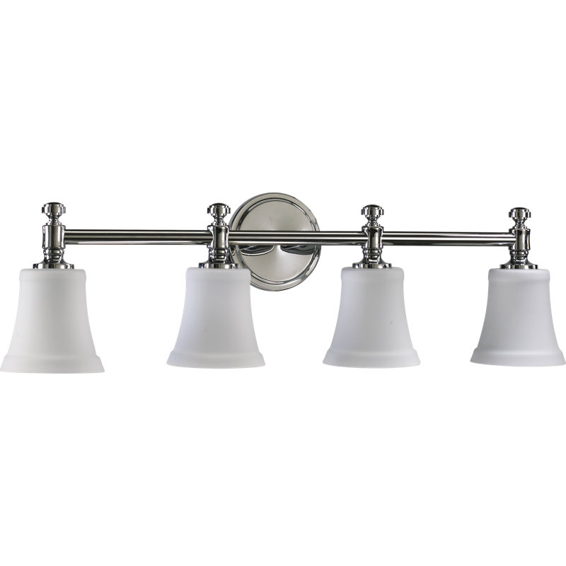 Éclairage pour meuble-lavabo 4 lumières opale Tondreau