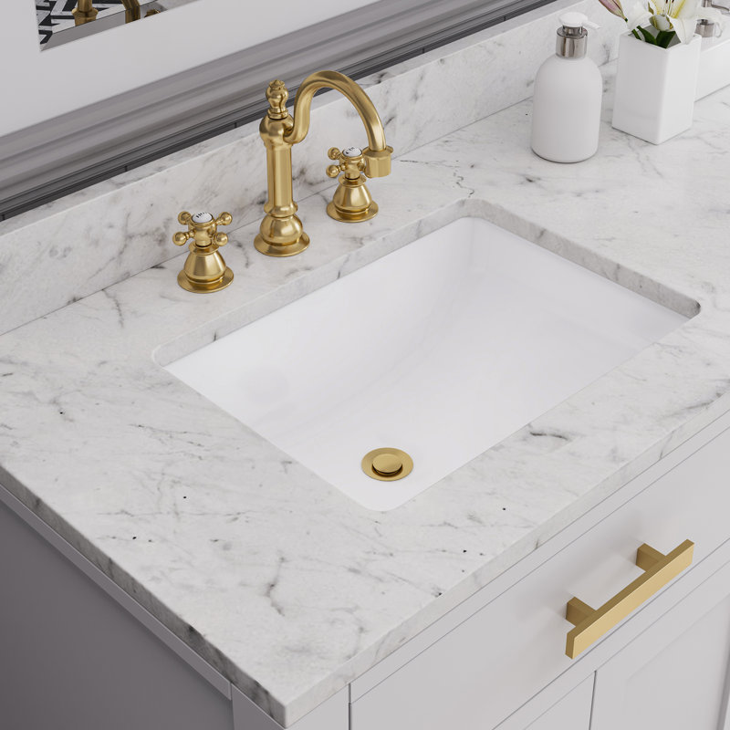 High Arc Torch Widespread Bathroom Faucet with Drain Assembly, Lever, Polished Nickel