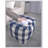 Connor Checkered Square Pouf, Versatile And Stylish Ottoman Or Floor Cushion For Modern Interiors