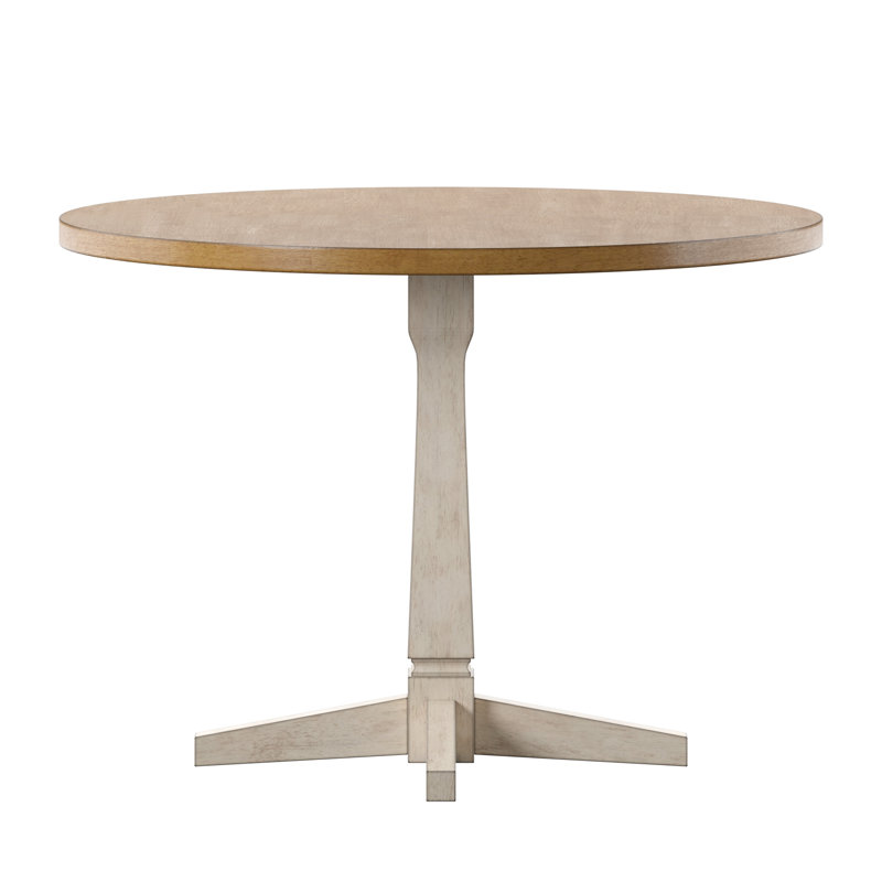 Fortville Round Dining Table, Antique White
