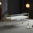 Bedroom Bench, Clear Acrylic and Gold Stainless Steel Combination-183128903