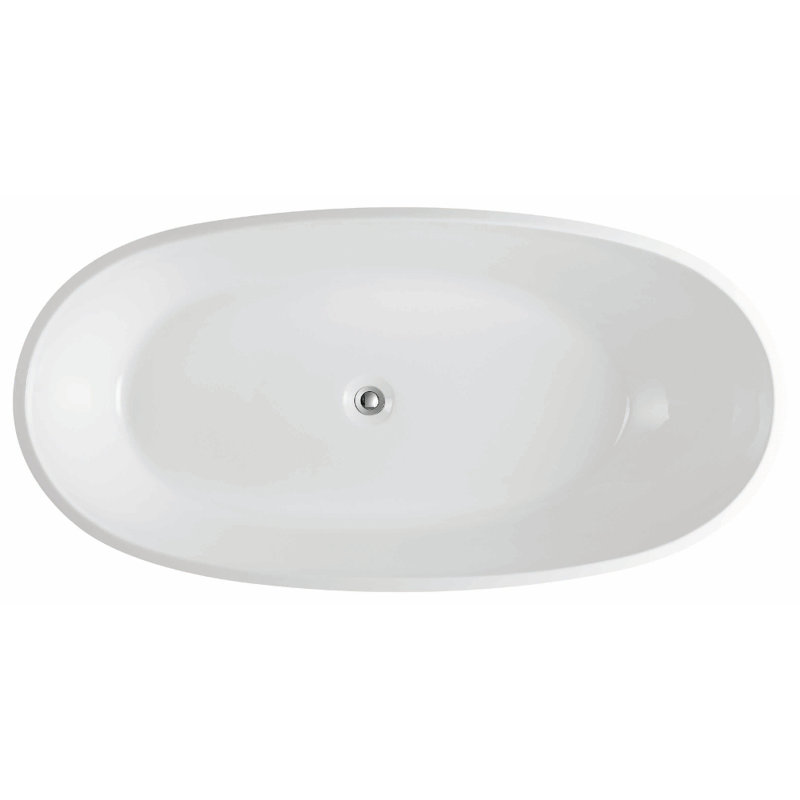 Sarah 67'' x 34'' Soaking Acrylic Bathtub