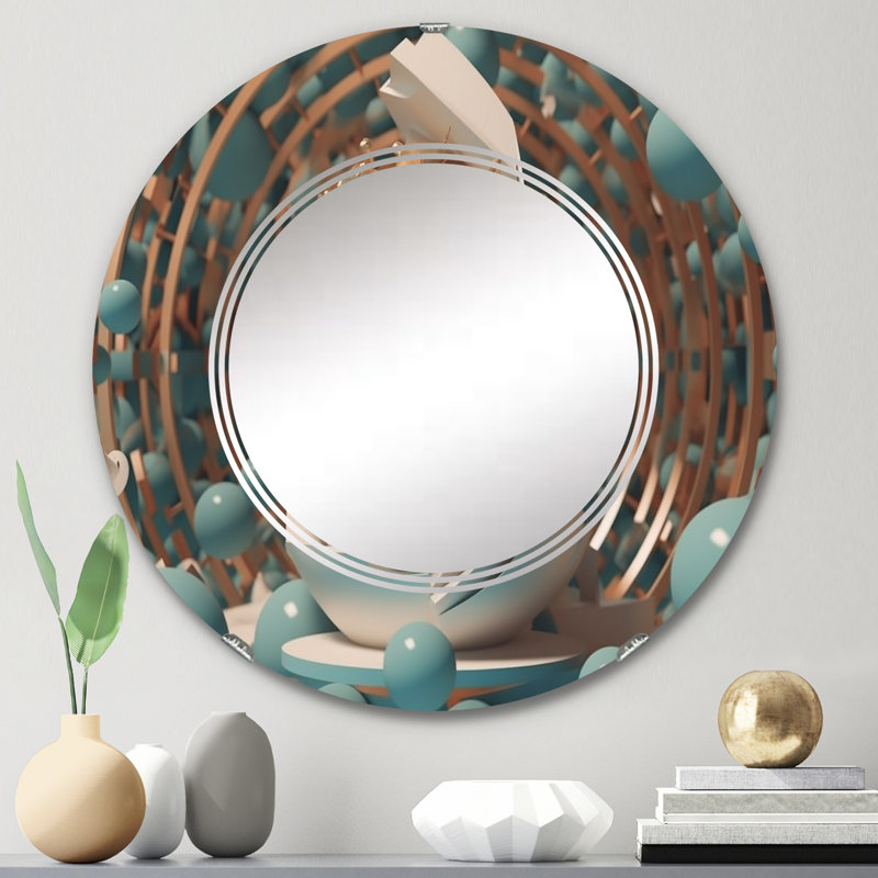 Miroir mural Zelline, 24 po x 24 po