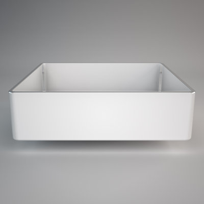 15.7'' L Bathroom Sink