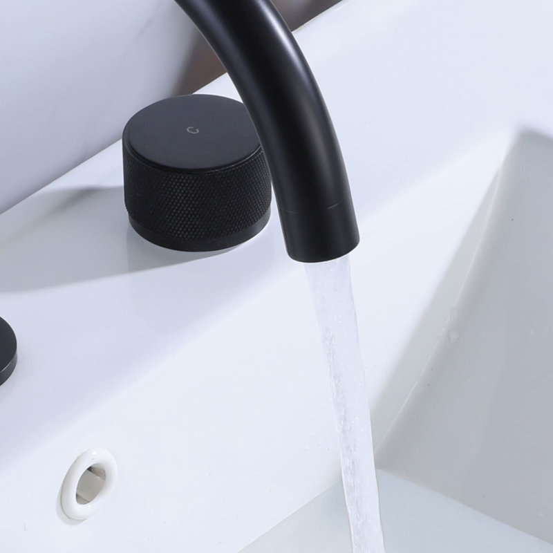 Robinet de salle de bain à large entraxe