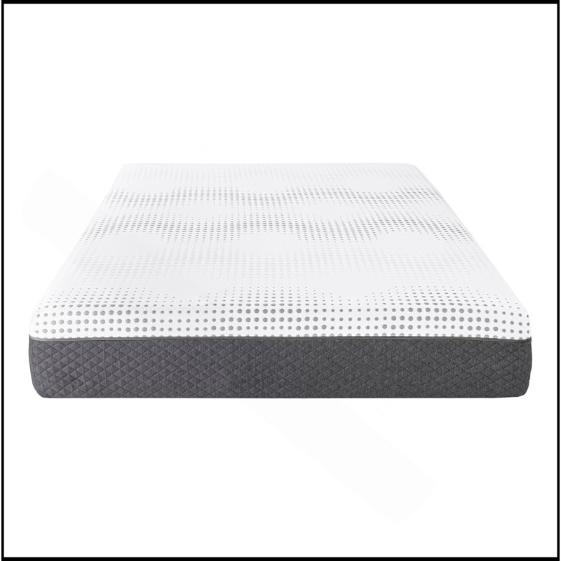12" Mattress Green Tea Gel-Infused Memory Foam Hybrid Mattress, Plush Foam Pocket Coils, Mattress In A Box, Comfortable Sleep Mattress