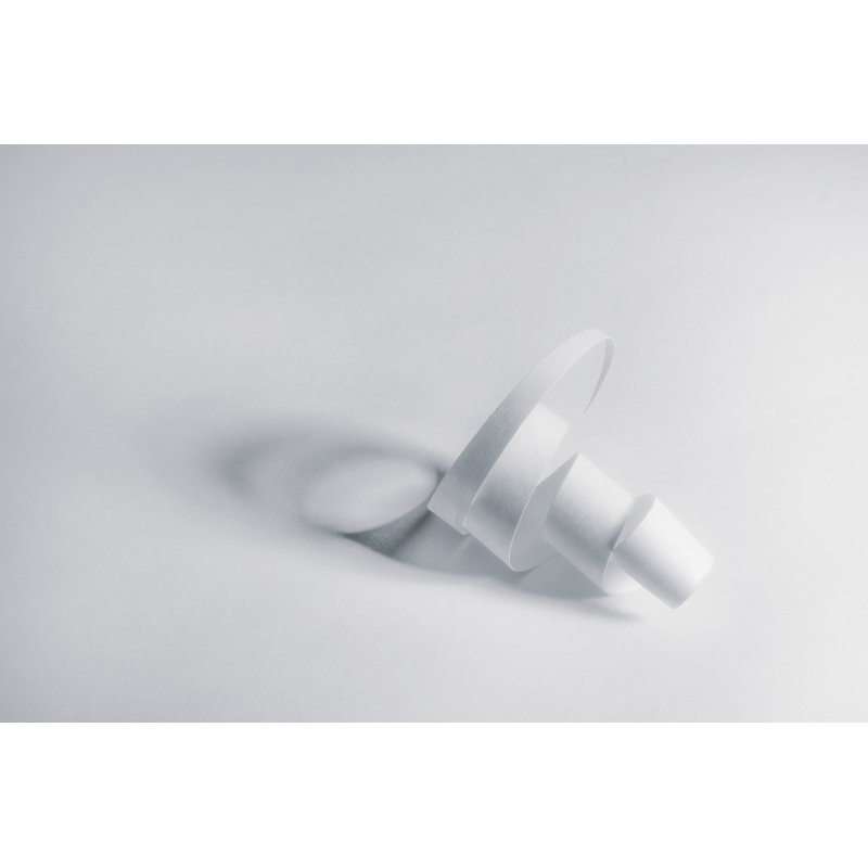 Papier en spirale par Scott Norris, H 17,25 po x l 21,25 po x P 0,875 po