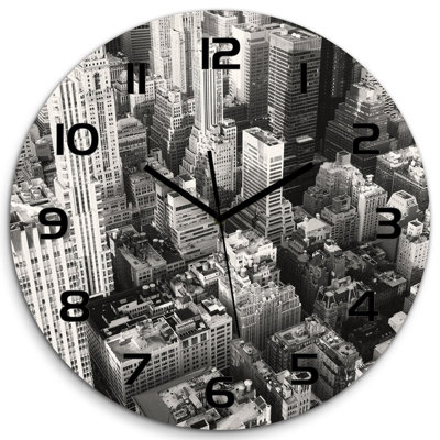 Jezell Glass Wall Clock