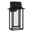 Lanterne murale d'extérieur noir mat 1 lumière Garner-128725759