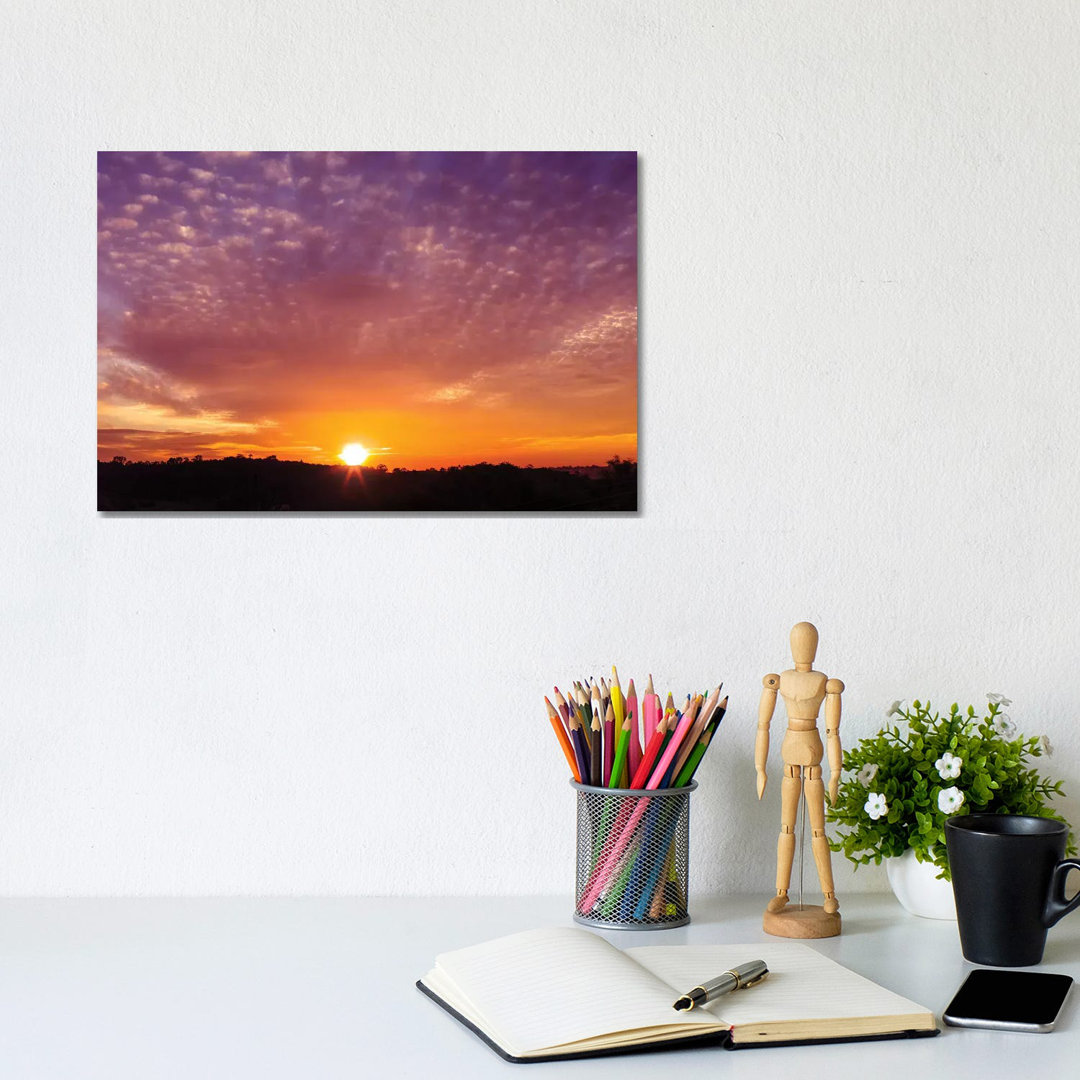 Sunset by Glauco Meneghelli - Wrapped Canvas Print