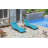 2-Piece Foldable "S"-Shaped Reclining Chaise Lounge Set With Adjustable Backrest And Foldable Rattan Coffee Table-108487669