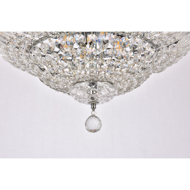 Stinnett Flush Mount, Chrome, Chrome / Royal Cut
