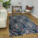 Bowlan Abstract Damask Shag Area Rug