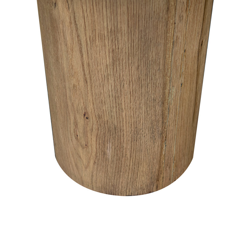 Astro Oak Side Table, Brown