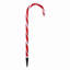 3 cannes de Noël géantes DEL rouges et blanches de 91 cm (36 po) pour allée, 3 pièces, 3 F