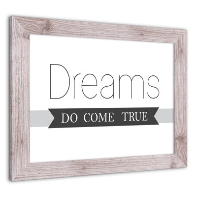 «Dreams Come True», reproduction encadrée