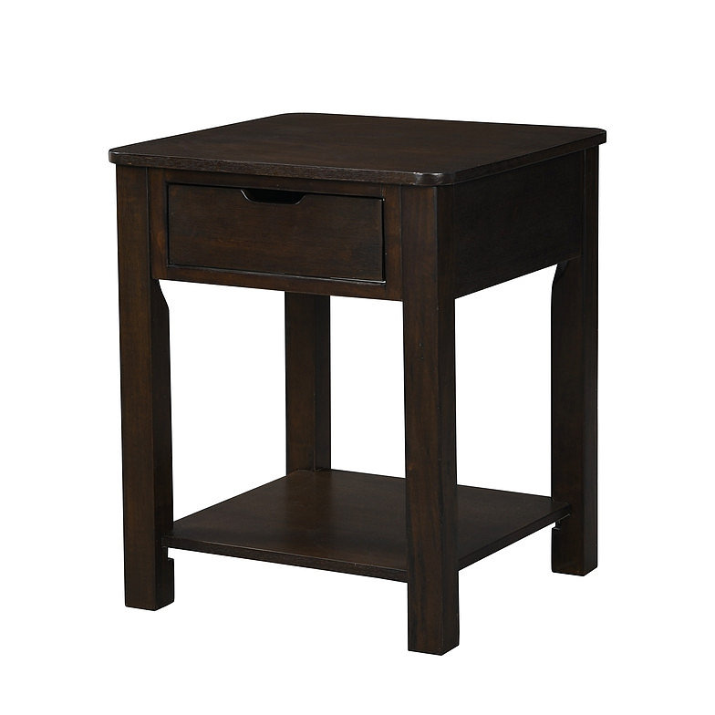 MDF End Table With Drawer