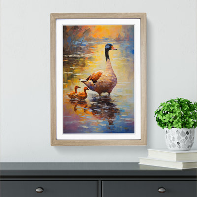 Goose Impressionism No.3 - Framed Print