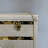 Sideboard With Crocodile-effect Leather 71.25'' W Dresser