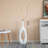 Frosted White Fiberglass Tall Floor Vase - Decorative Vase For Modern Home Decor, Perfect For Living Room, Home Office, Bedroom, Kitchen, Coffee Bar, Farmhouse Decor, And Wedding Centerpieces-686148516