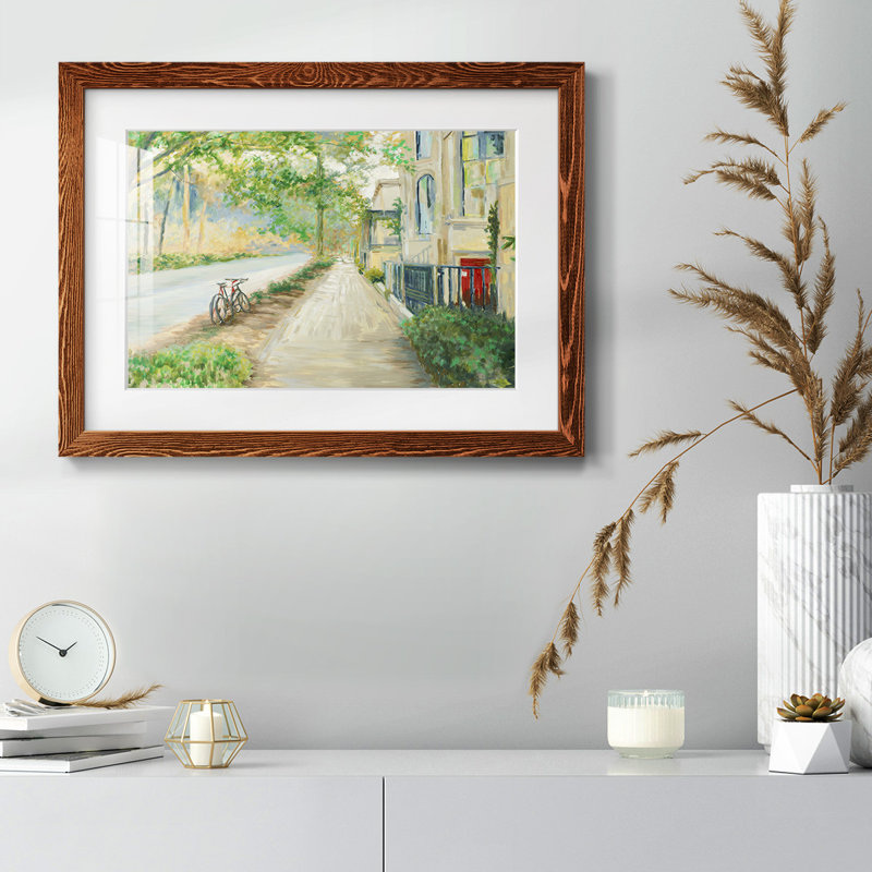 " Sunny Side Of The Street ", Maple, 14" H x 20" W
