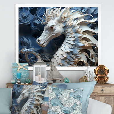" Underwater Seahorse Elegance "