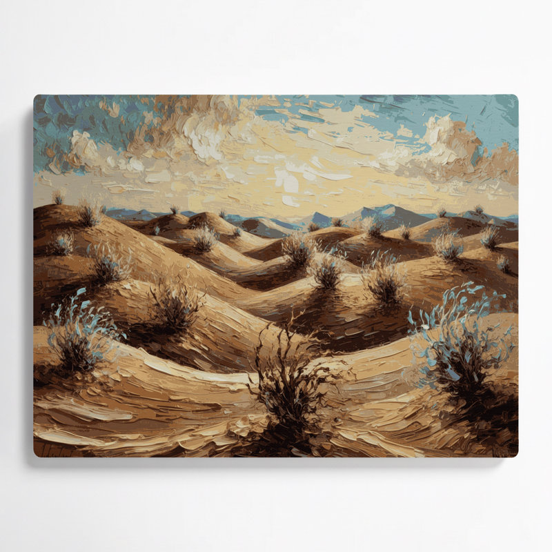 Art mural en métal brun 144 Southwestern