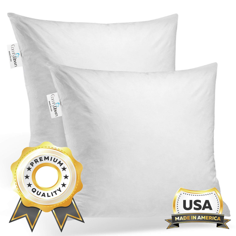 Cotton Throw Pillow, 16" x 16"