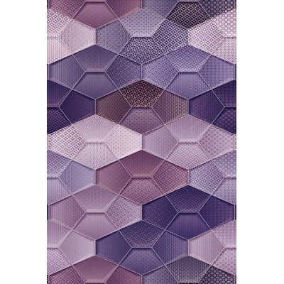 Stylish Hall Carpet (2.6 x 4.9 ft), 100% Polyester, 650 g/m² | Antibacterial, Non-Slip Underside, 0.3 in Pile Height | Machine Washable, 3D Digital Printing | Perfect for Entryway, Living Room, and Bedroom Décor